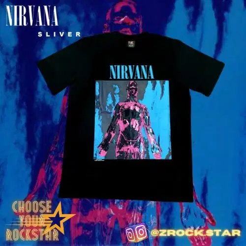 KAOS BAND NIRVANA ORIGINAL SLIVER