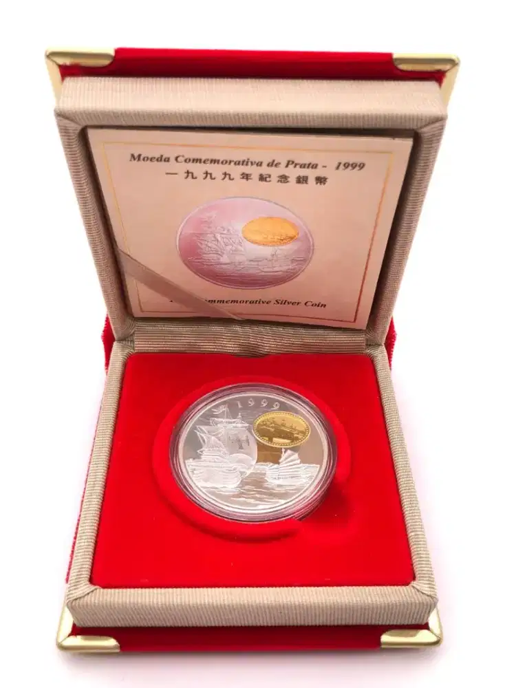 Moeda Comemorativa de prata - 1999 Uang kuno Old money