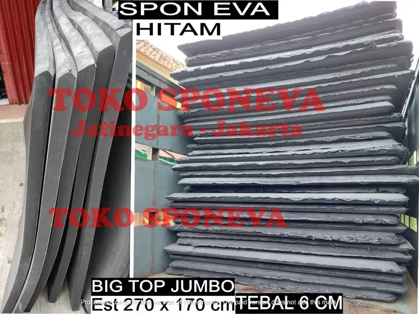 SPON ATI / SPON EVA ukuran BIG TOP JUMBO Tebal 6 CM - uk 270  x 170 cm