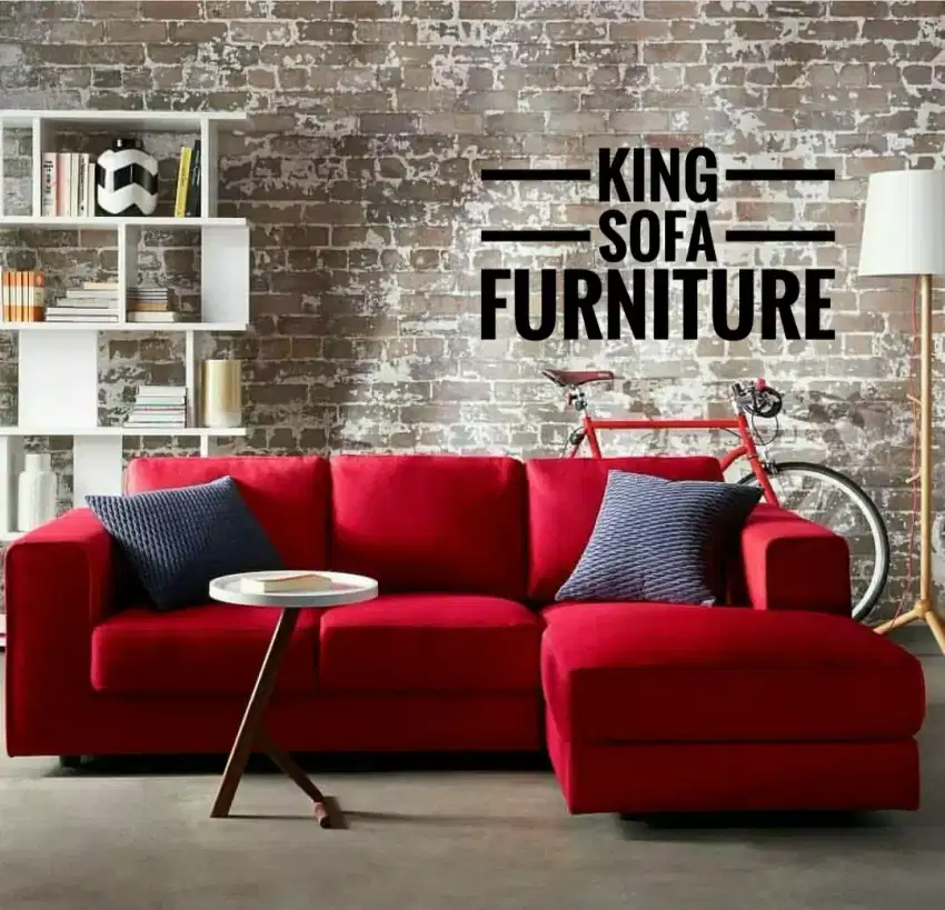 Sofa minimalis terbaru L Shape slonjor ruang tamu,ruang tunggu
