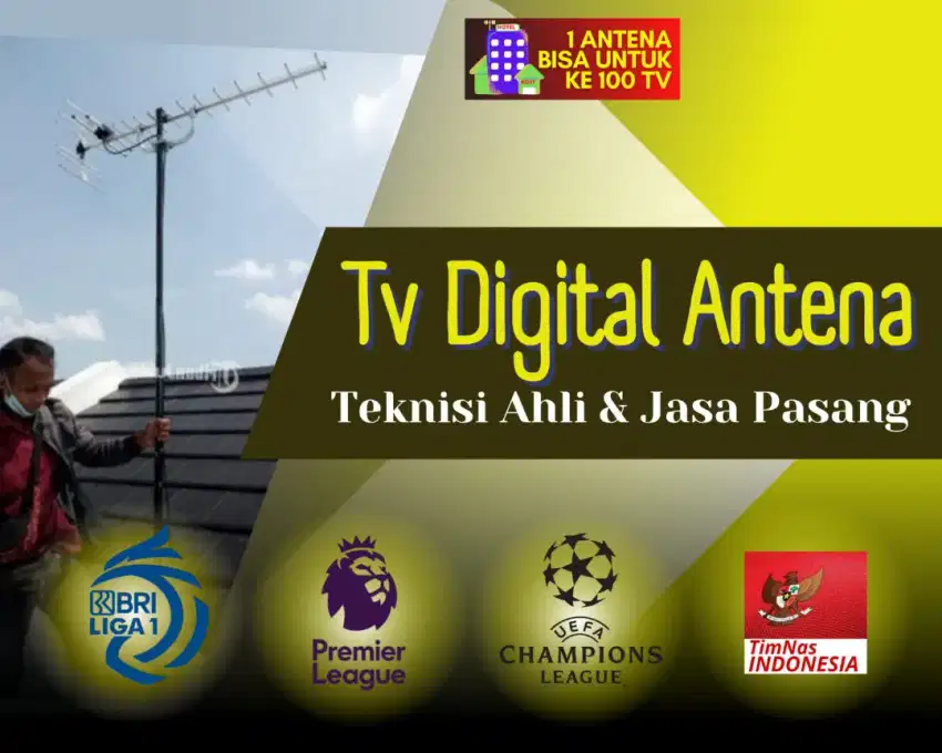 Antena Tv Hd GPS gratis Pasang