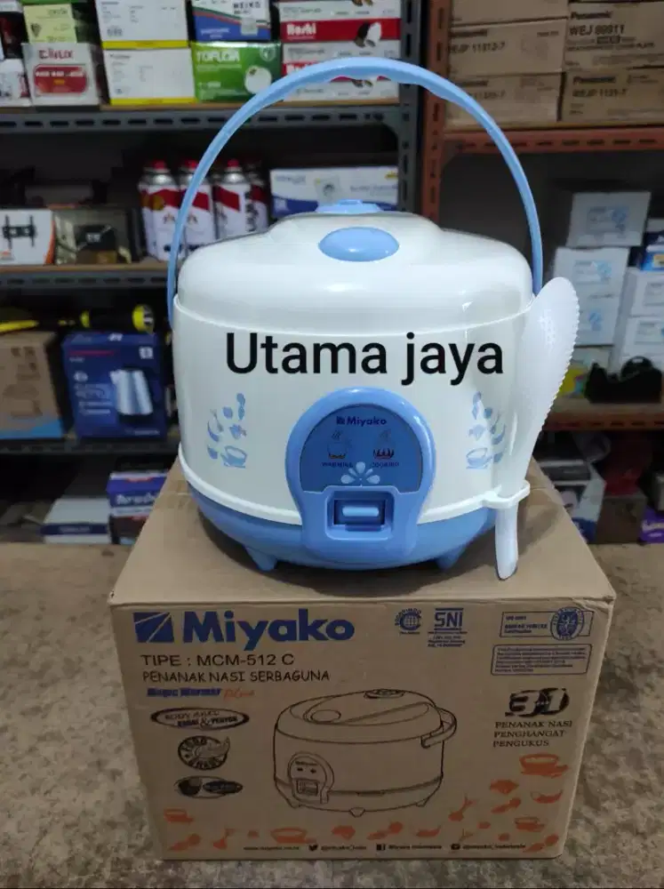 RICE COOKER MIYAKO 1,2L MCM-512C (BARU DAN BERGARANSI 1TH)