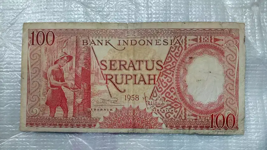 Indonesia 100 Rupiah 1958