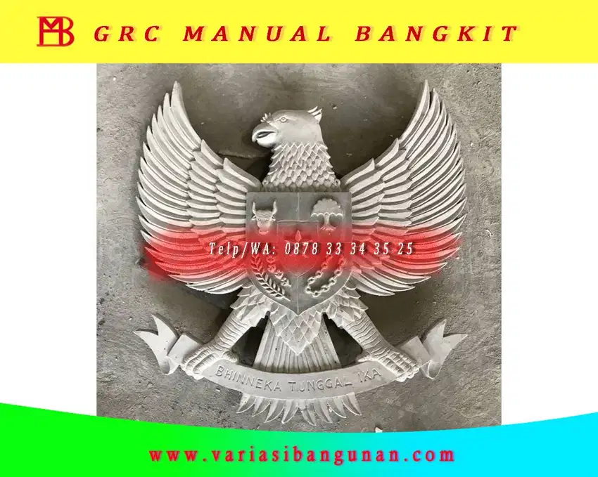 Ornamen Pancasila Beton Cor