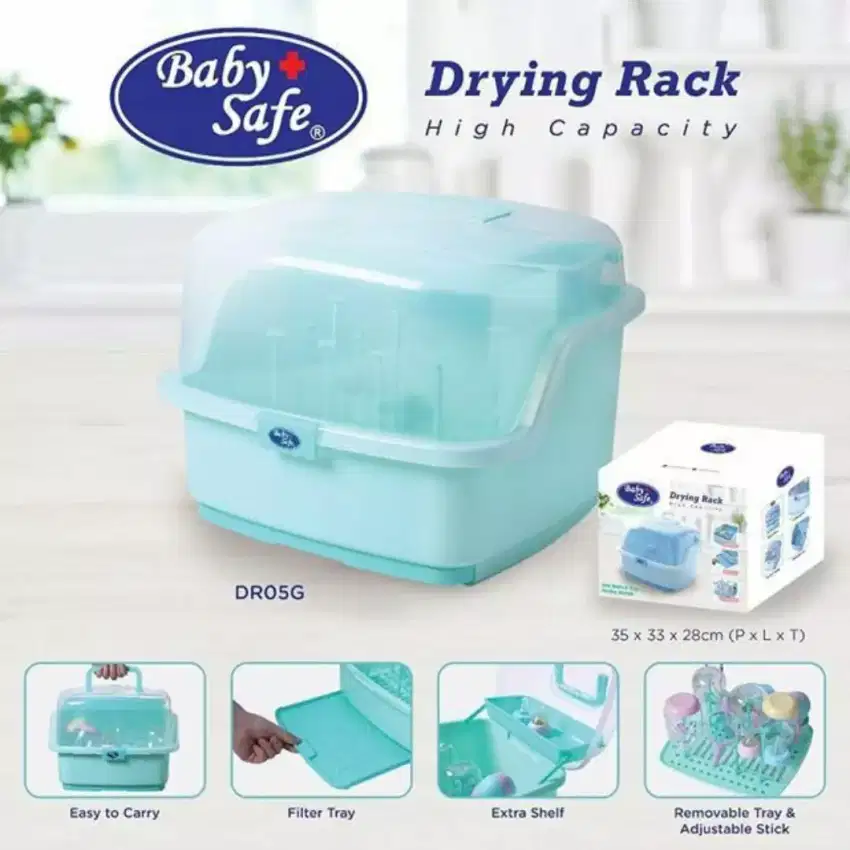 Baby Safe Drying Rack DR05G Pengering Dot Bayi