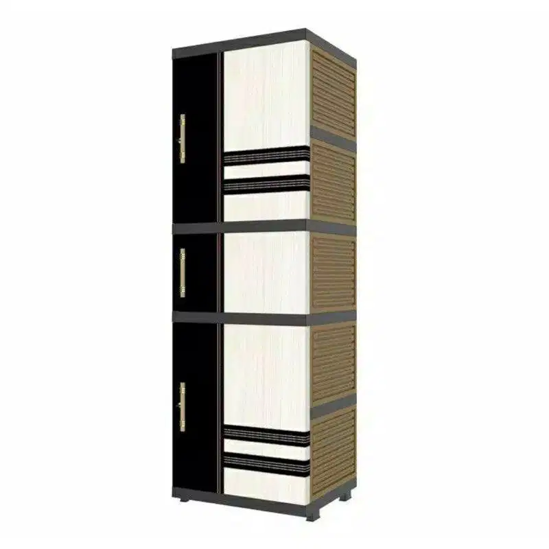 NEW Naiba Lemari Plastik Mini Nacase 7205 Motif Batik Minimalis