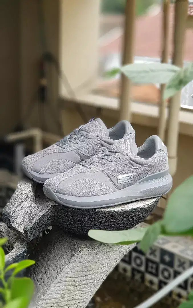 Sepatu Compass x Neighborhood Velocity Grey Original