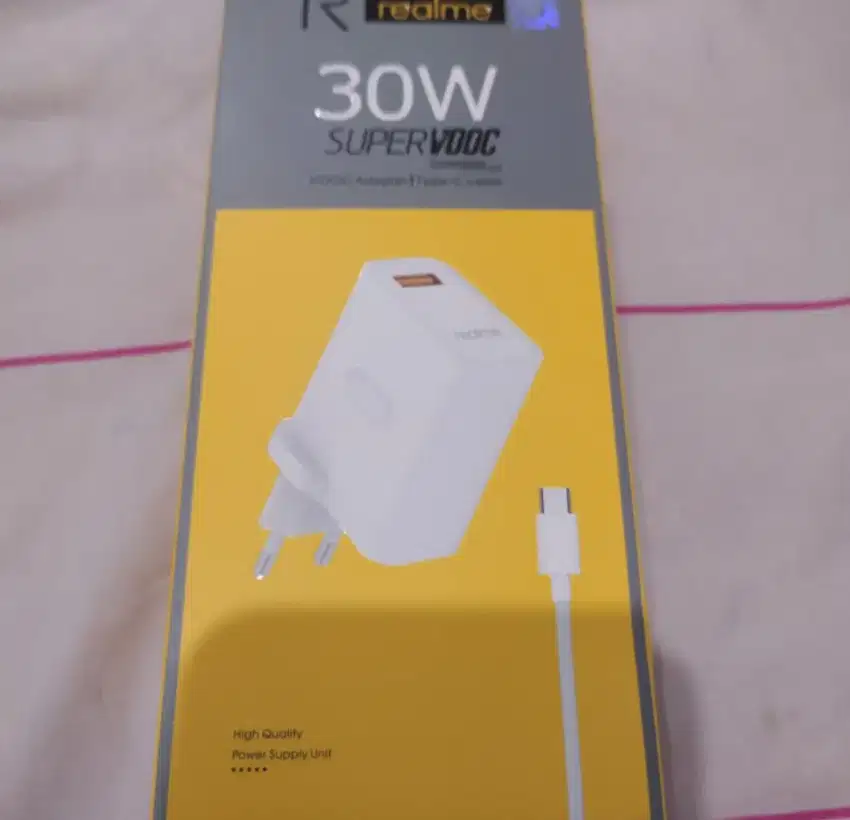 Charger REALME 6 7 PRO SUPER VOOC 30W ORIGINAL 100% Garansi