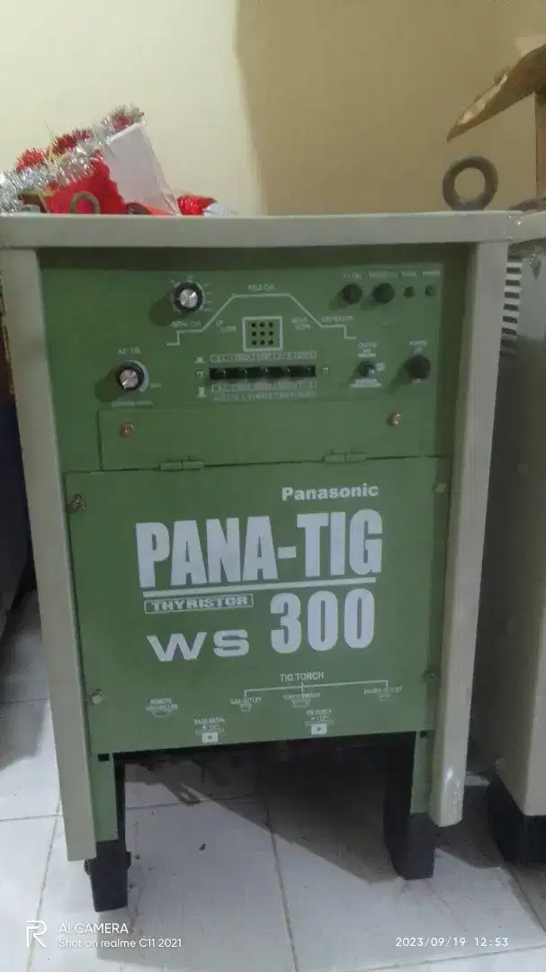 Mesin las TIG 300 ampere merek panasonic