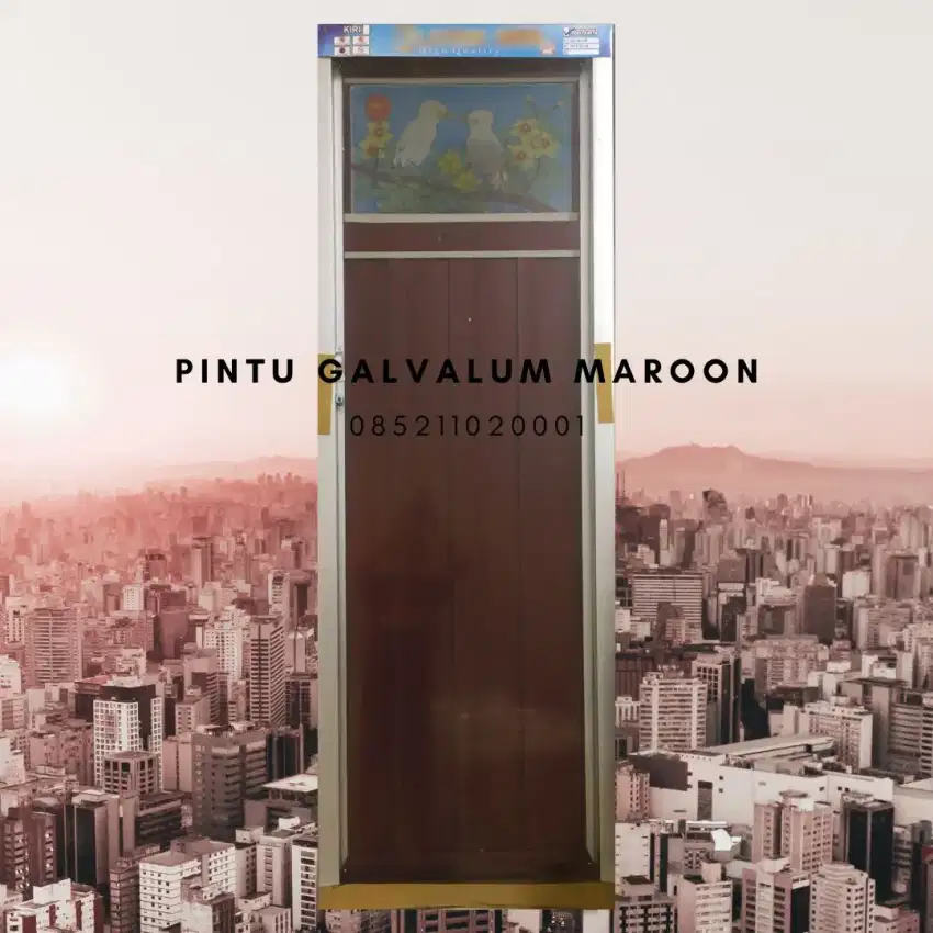 Pintu kamar mandi galvalum