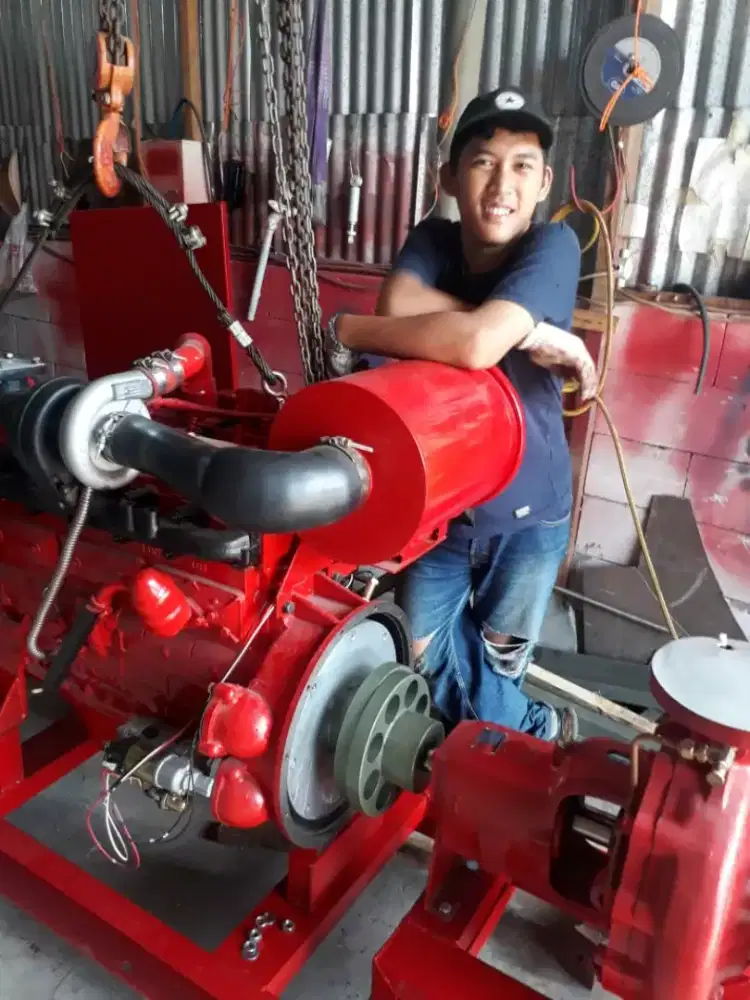 Pompa hydrant murah (diesel electric fire hydrant pump)