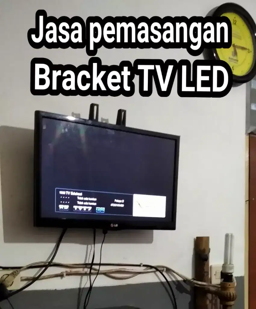 Pemasangan Breket TV led 19 inch-32 inch,,