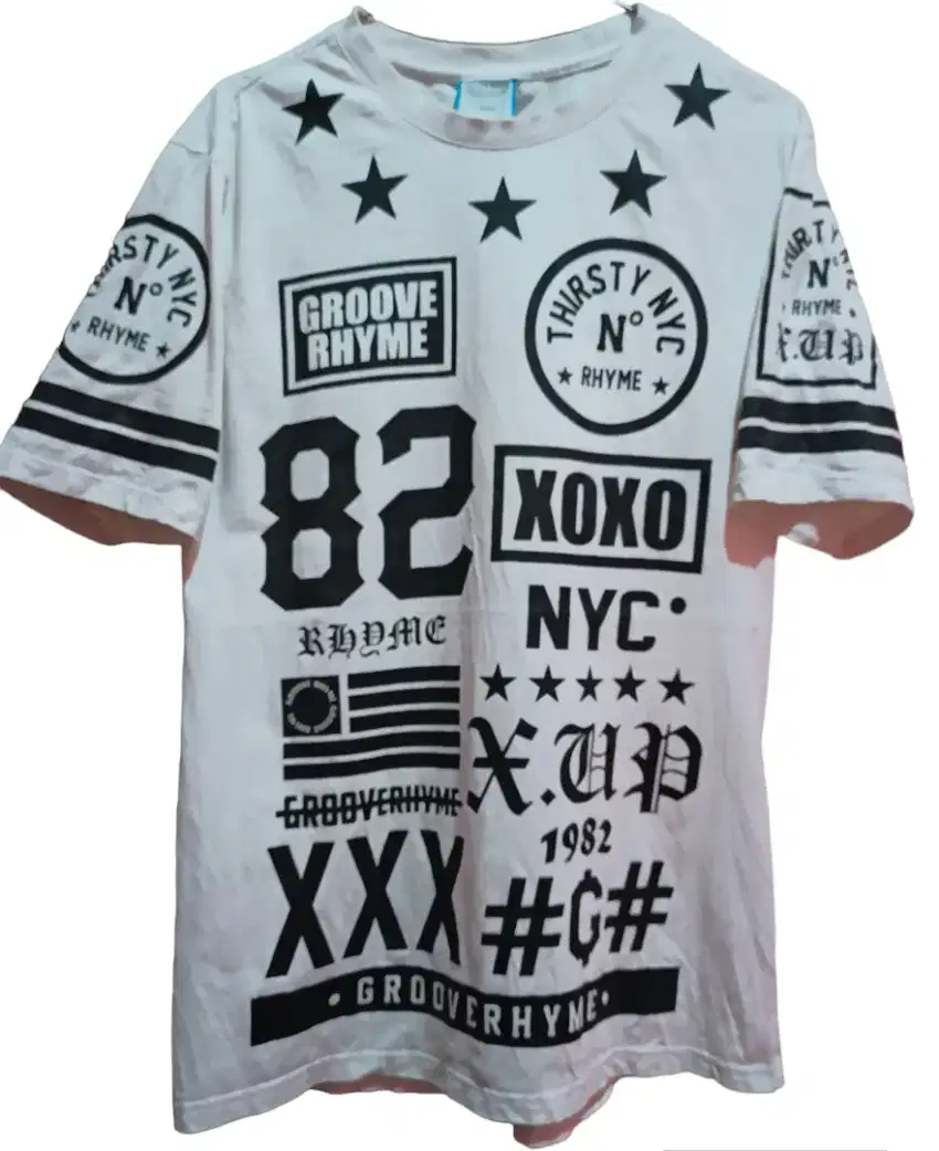 [ GROOVERHYME ] KAOS/TSHIRT RARE FULLPRINT.