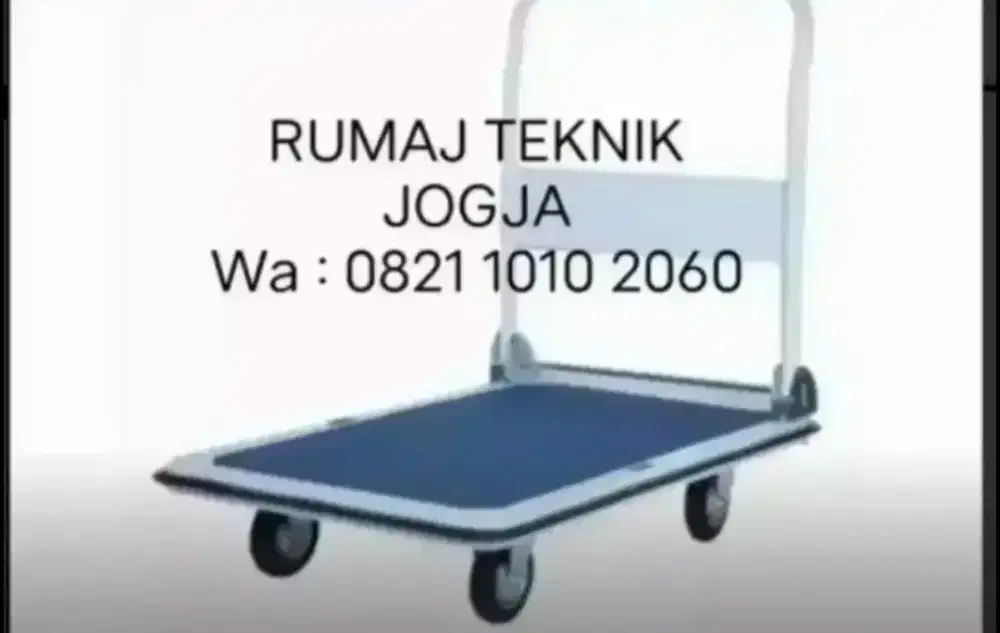 (RUMAH TEKNIK JOGJA)Troli untuk bawa barang maksimum 150 kg