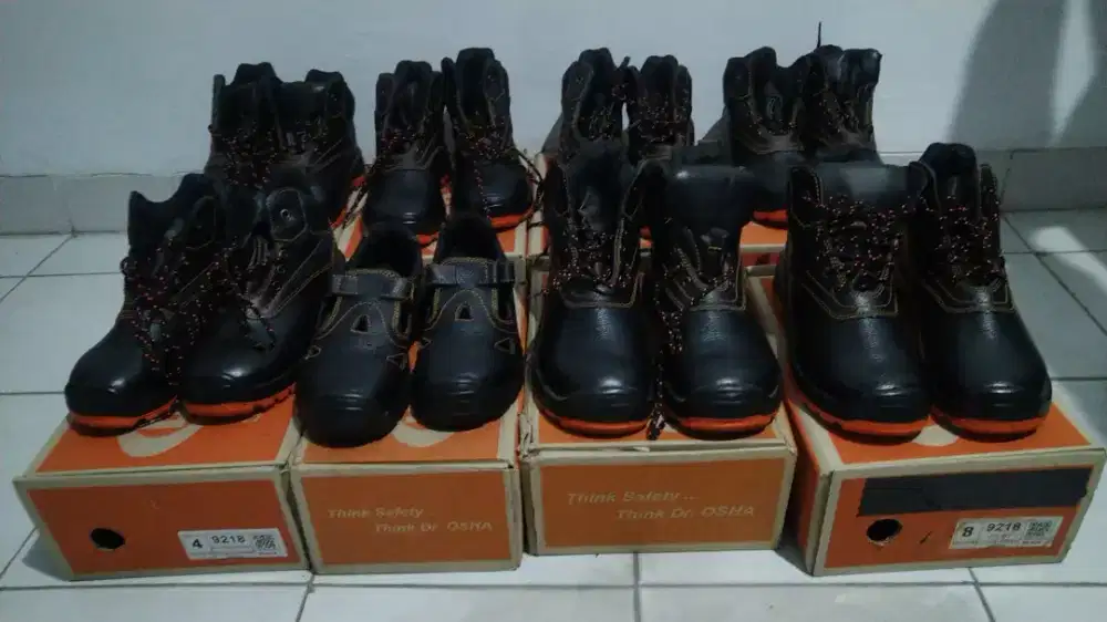 Bundling Safety shoes dr Osha 9218 ++ (sepatu safety)