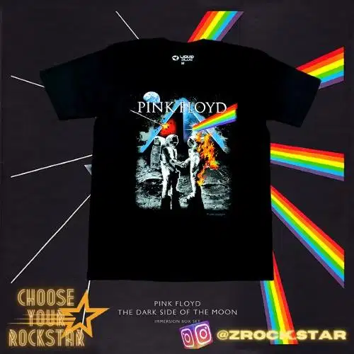 KAOS BAND PINK FLOYD ORIGINAL THE DARK SIDE OF THE MOON