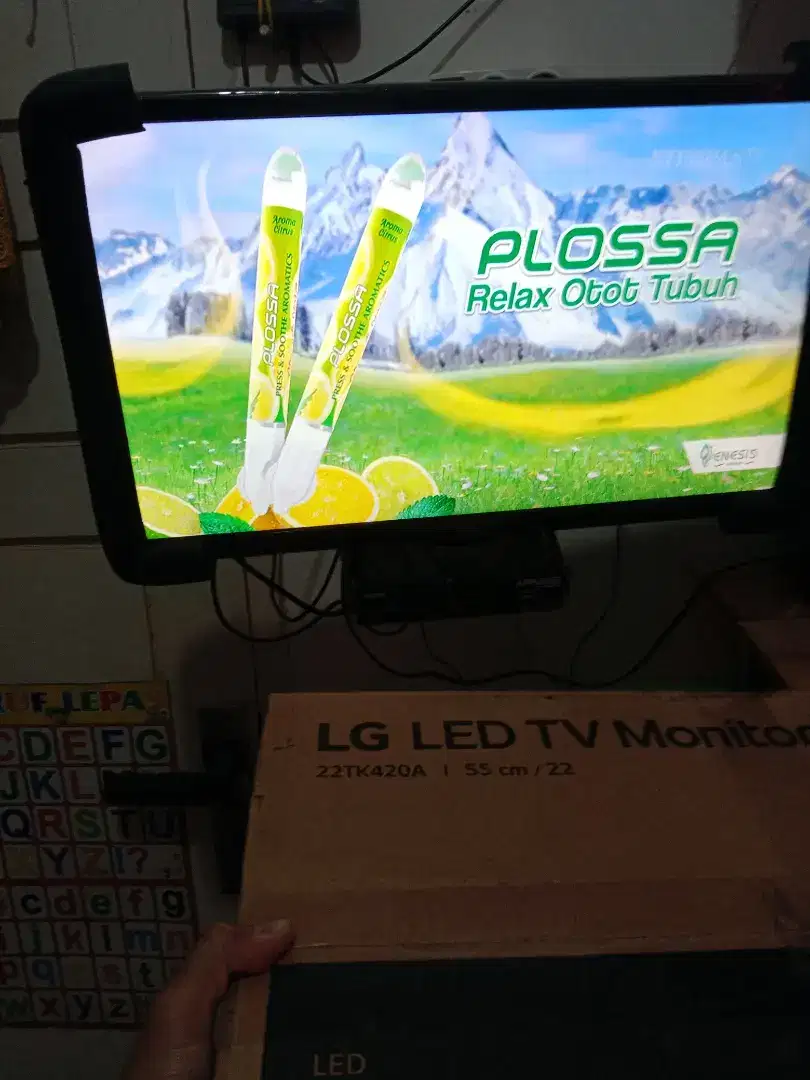 TV LG Led (ada kardusnya) + STB Matrix Apple