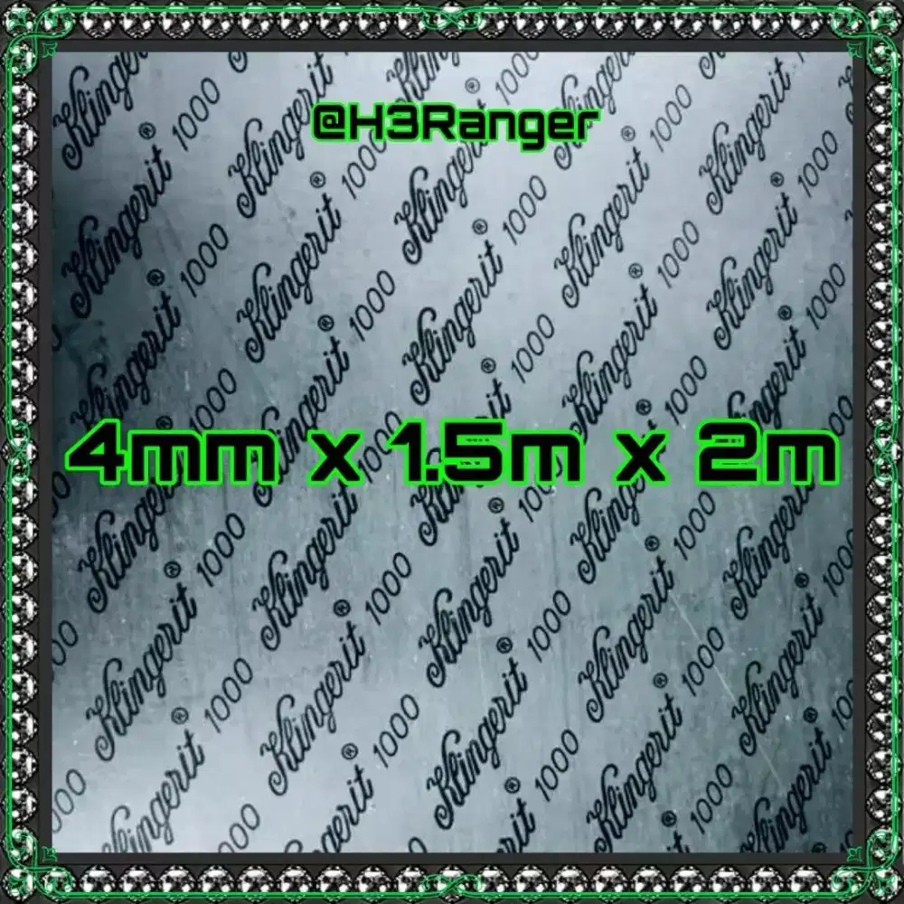 KLINGERIT 1000 4mm x 1.5 x 2m Packing Gasket High Quality Import