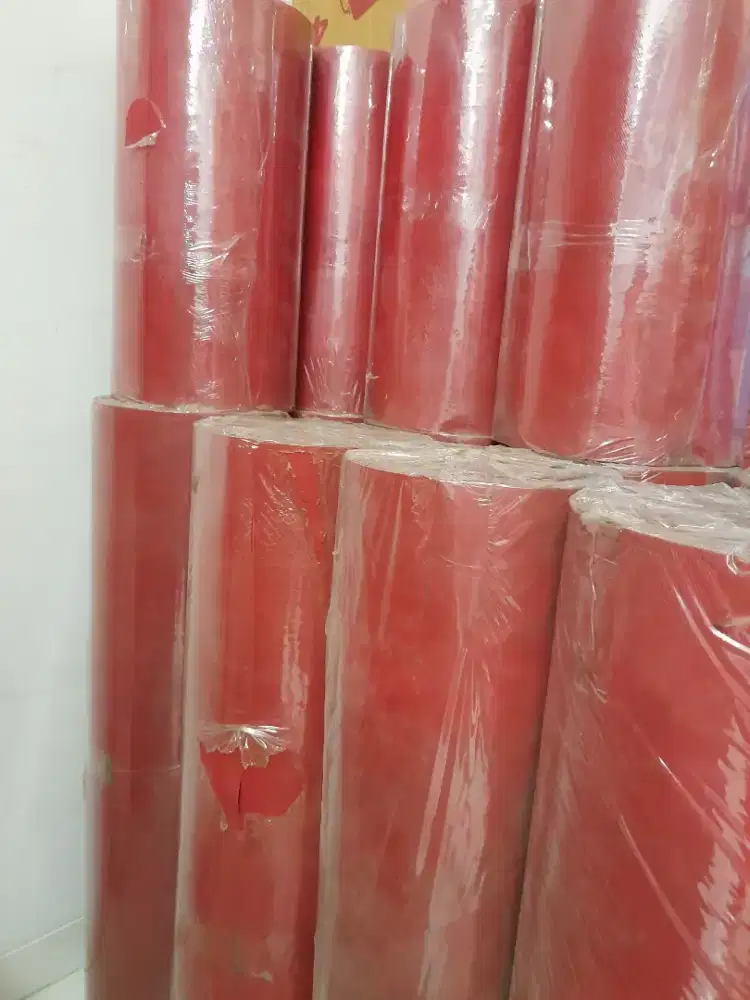 Karpet talang merah/hitam lebar 90cm