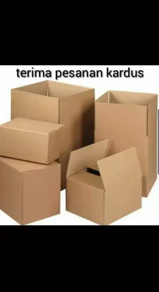 Jual kardus box ber bagai ukuran