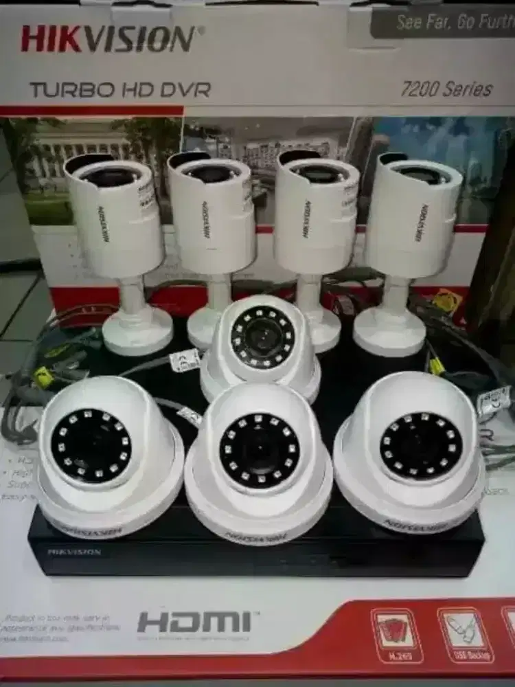 Paket komplit camera CCTV harga murah online via HP