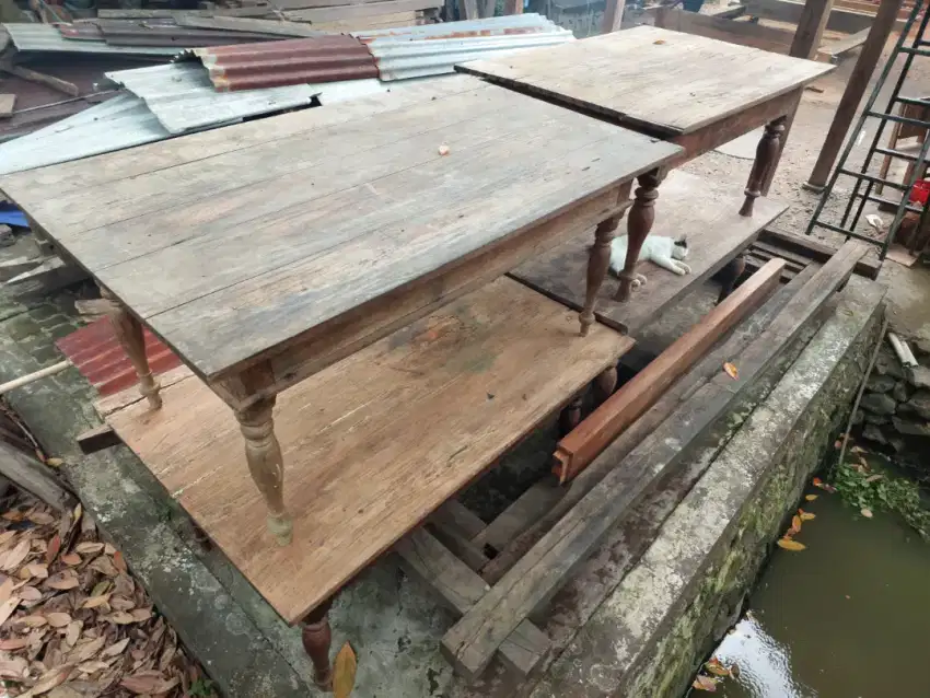 Meja Antik Lawas Kayu Nangka