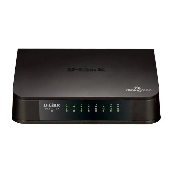 Dlink Switch Hub 16-Port Desktop LAN D-Link DES-1016A