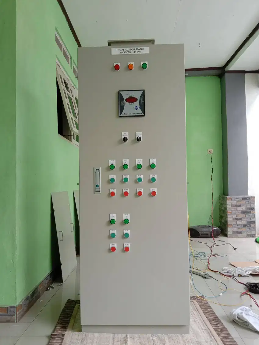 Panel capacitor bank 120kvar untuk daya 197kVA
