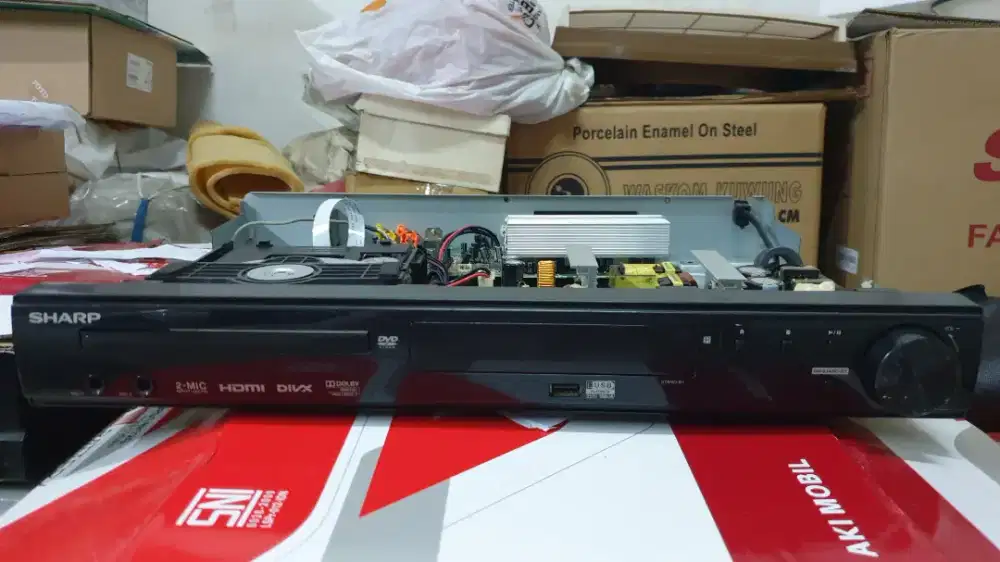 Jual DVD merek Sharp lengkap ada USB.