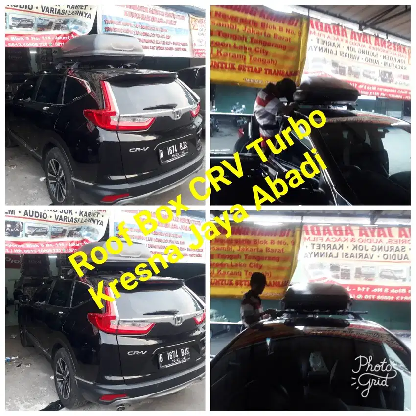 ROOF BOX ROOFBOX ALL NEW CRV TURBO DENGAN KAPASITAS BESAR FULL SET