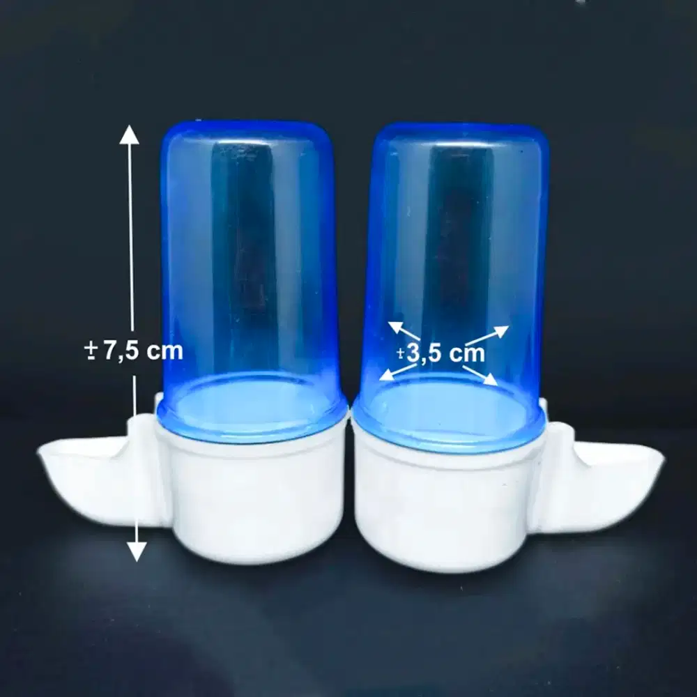 WADAH PAKAN/MINUM BURUNG
BLUE DISPENSER ITALY (60ML)