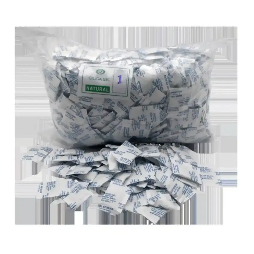 Silica Gel Food Grade 1gr 100pcs Silika Gel Natural Anti Jamur Kristal