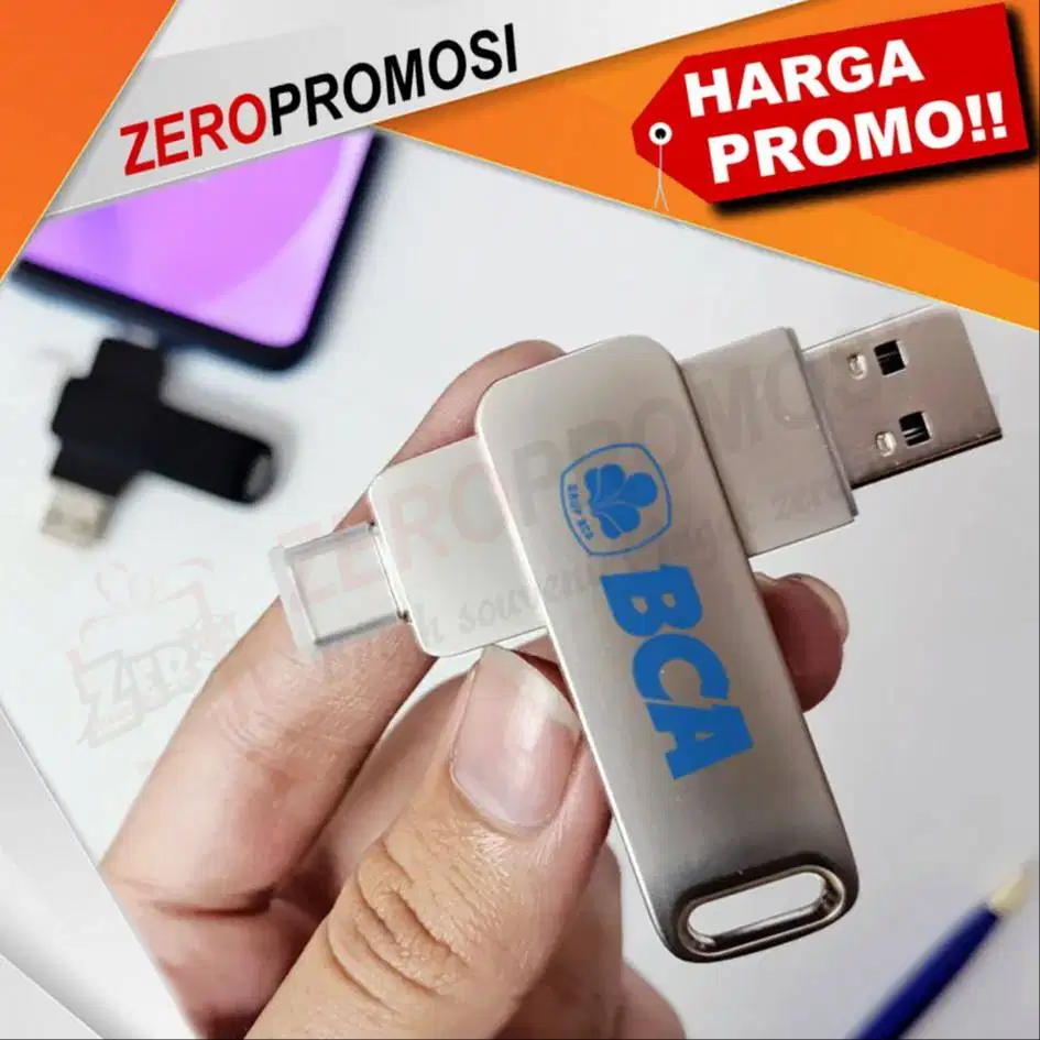 Souvenir Flashdisk Rotate Metal TPCMT01 Type C