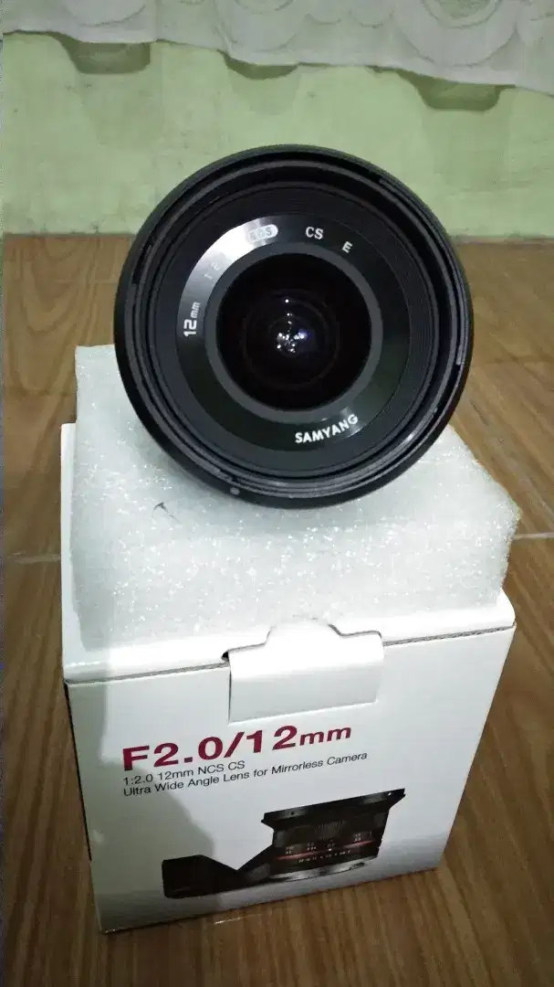 lensa samyang 12mm f2 ncs for sony (e mount)