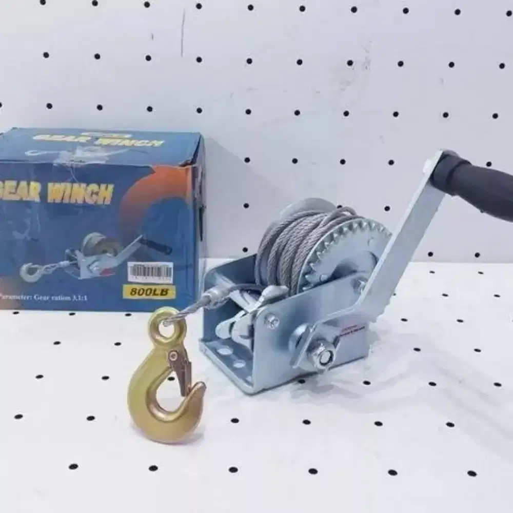 Hand Winch WIPRO 800 LB 350 Kg Kerekan Katrol Tangan Boat Seling gym