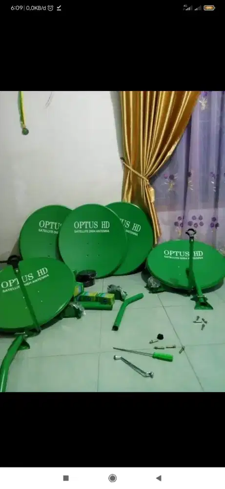 Antena zaman now/ tv digital/ parabola