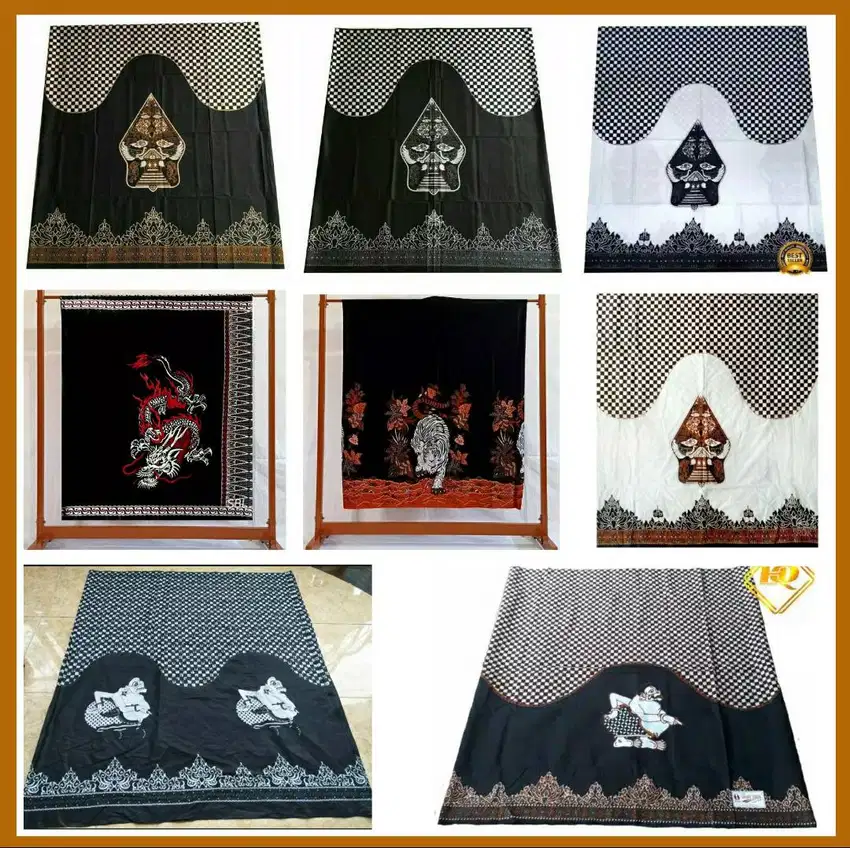 Sarung Dewasa Batik Semar Gunungan Wayang