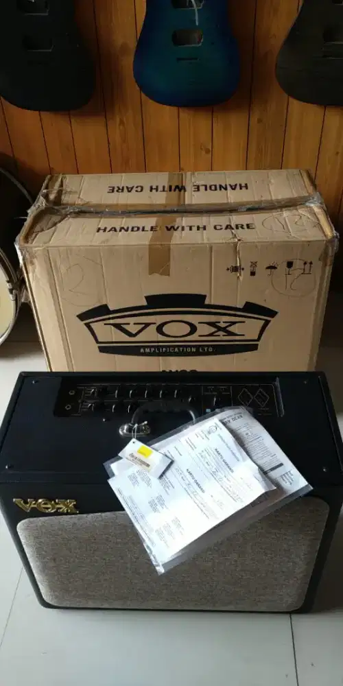 spiker av 60 ampli gitar elektrik akustik vox av60 amplifier