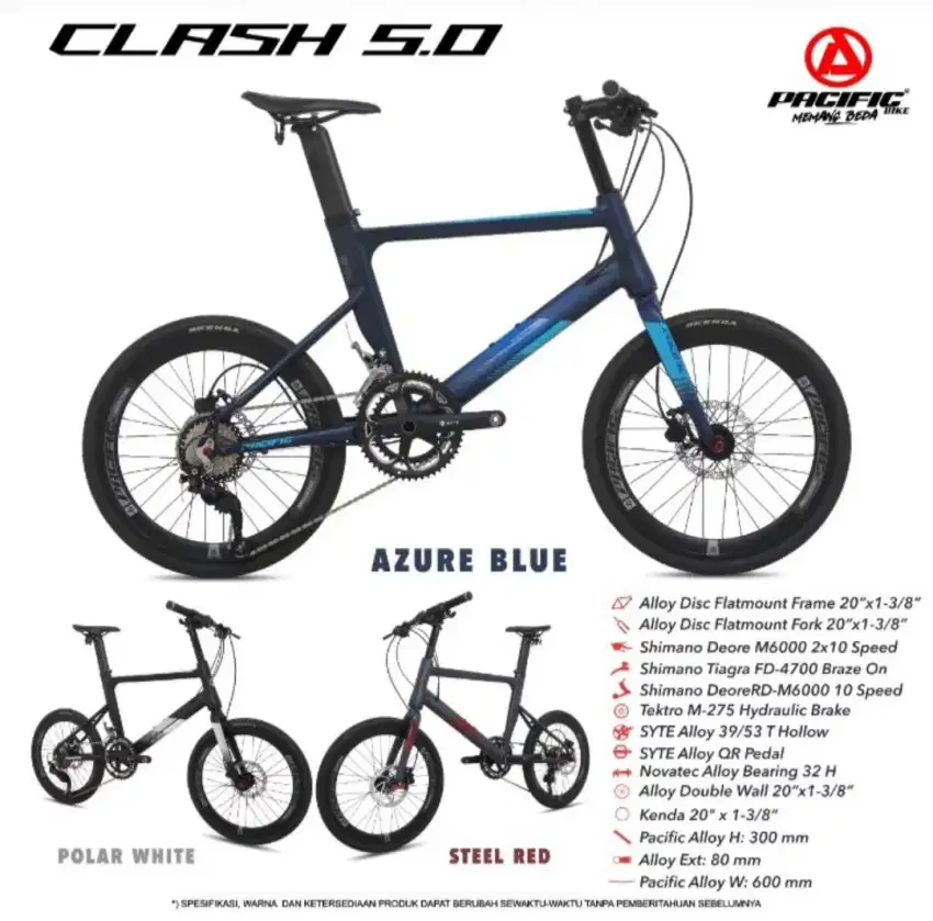 Pacific 20 MiniVelo Clash 5.0 (Promo Sale)