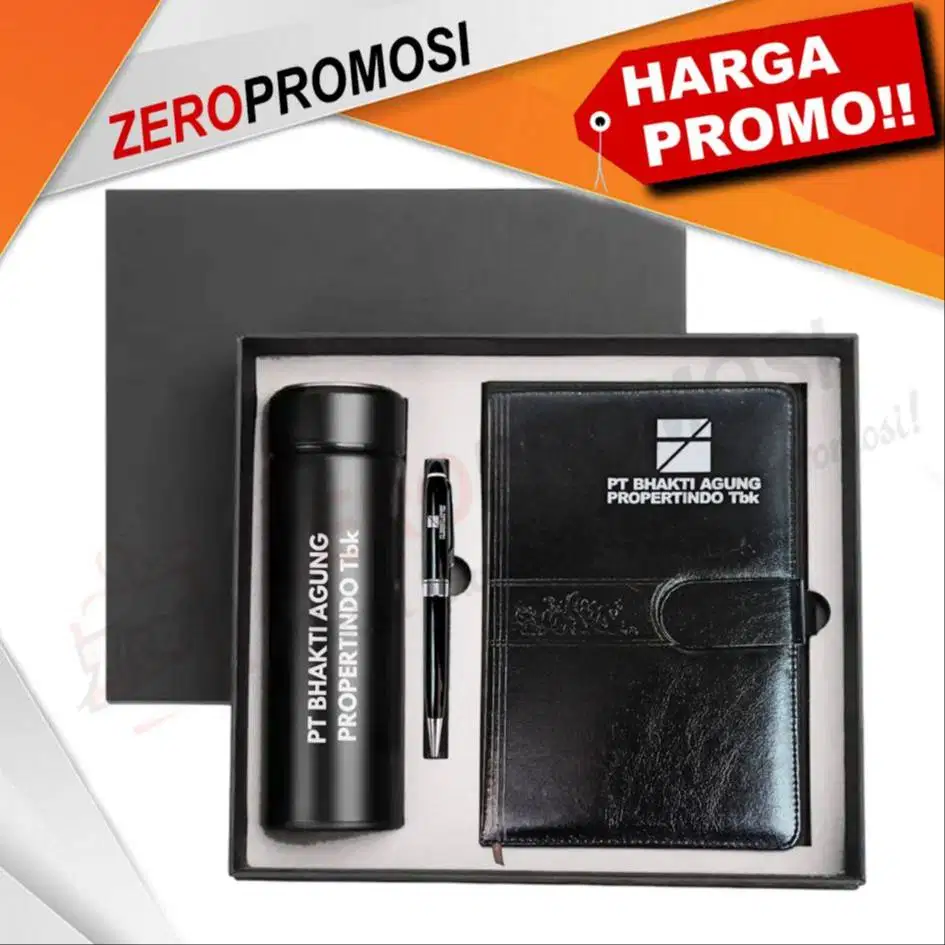Gift Set 3in1 Multifungsi Paket Seminar Mewah Cetak Logo
