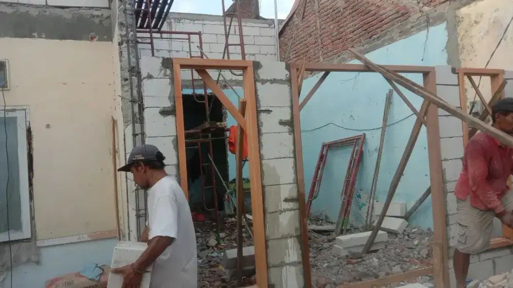 JASA TUKANG bangunan,harian bisa borongan bisa j