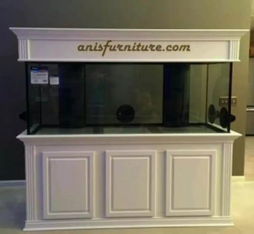 Bufet jati akuarium mewah murah