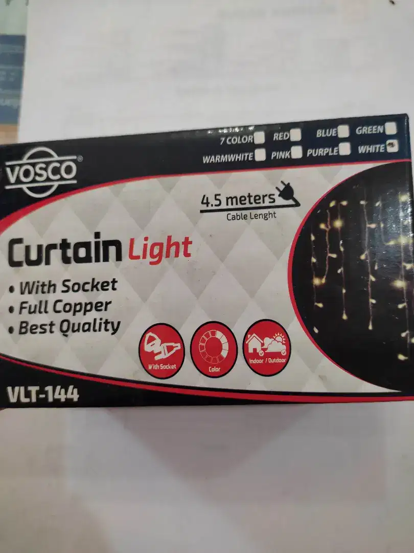 Lampu Dekorasi model Tirai