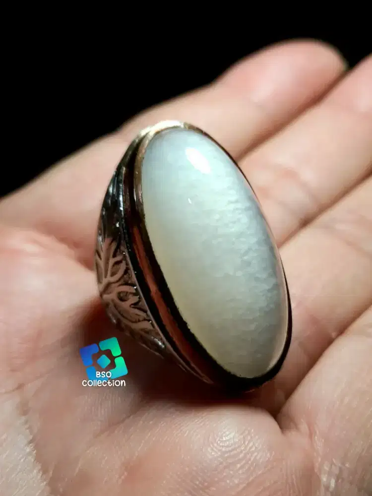 Batu Akik Pandan Kapas Sisik Betik Kristal