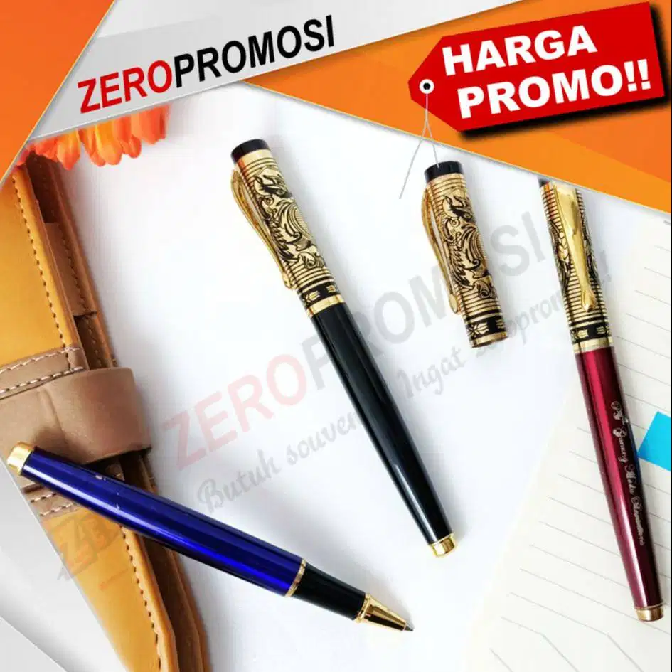 Souvenir Pulpen Batik Ukir Promosi Custom