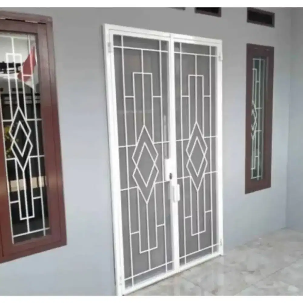 Pintu kasa nyamuk design minimalis