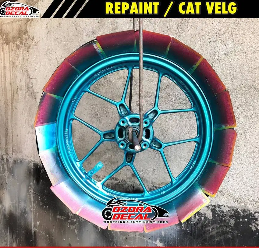 Repaint cat velg motor dan mobil