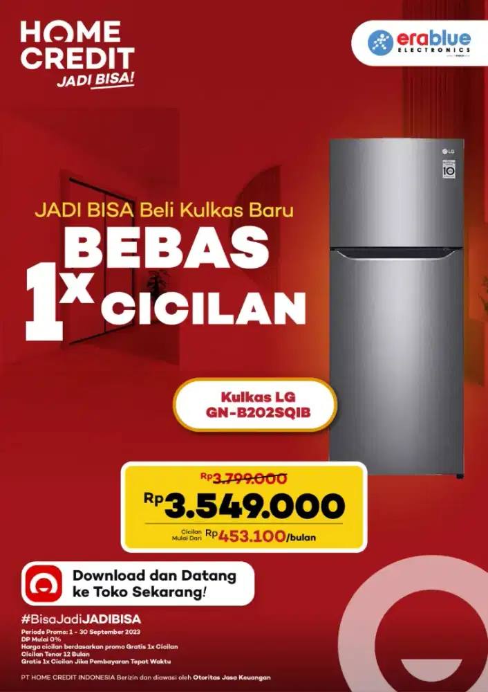 Kulkas 2 Pintu Lg Inverter di Depok Kota - OLX Murah Dengan Harga