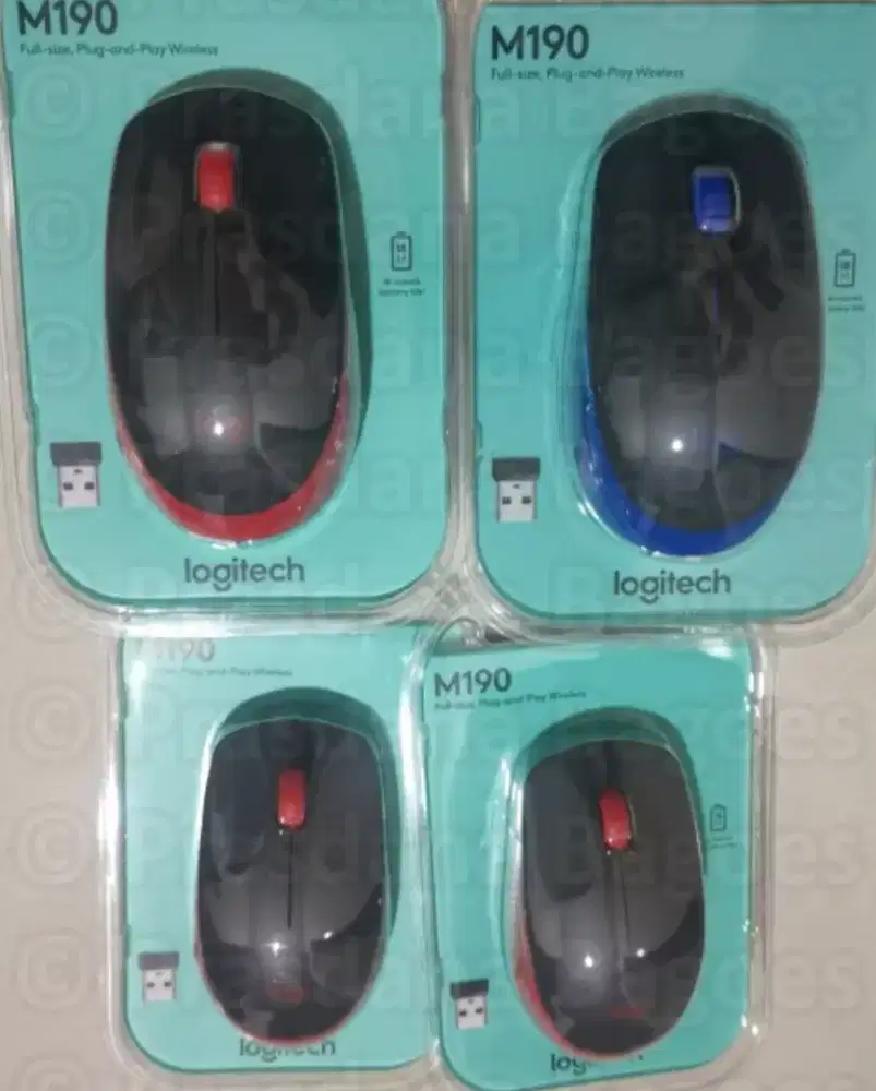 Wireless mouse - Mice - Ori Logitech M190 - Berbaterai