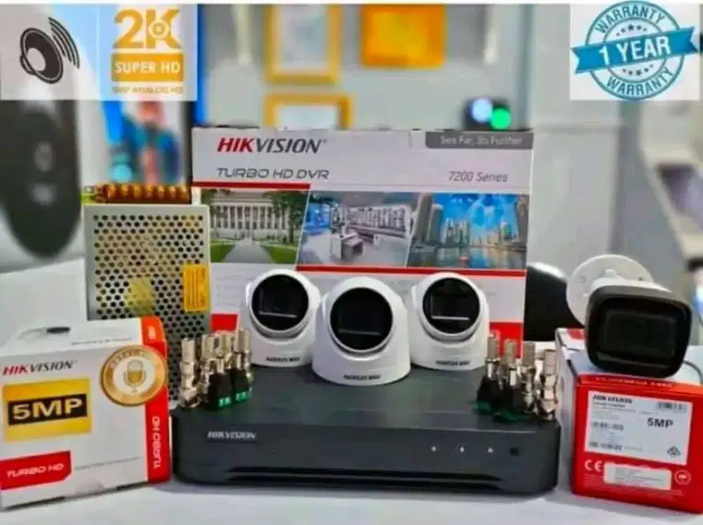 AGEN camera CCTV 2MP~5mp murah, online via HP free pasang instalasi